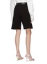 Back View - Click To Enlarge - PETER DO - Contrast waistband tailored shorts