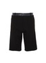 Main View - Click To Enlarge - PETER DO - Contrast waistband tailored shorts