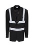 Main View - Click To Enlarge - VETEMENTS - Reflector stripe tailored jacket