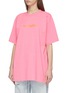 Front View - Click To Enlarge - VETEMENTS - Logo print oversized T-shirt