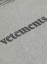  - VETEMENTS - Logo print hoodie