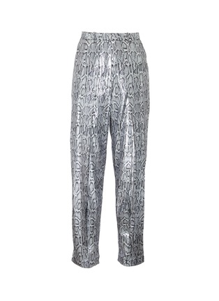 Main View - Click To Enlarge - CHRISTOPHER KANE - Snake print sequin pants