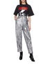 Figure View - Click To Enlarge - CHRISTOPHER KANE - Snake print sequin pants