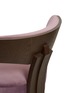 Detail View - Click To Enlarge - ANDRÉ FU LIVING - Mid Century Rhythm Oak Lounge Chair – Plum