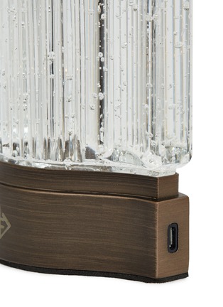 Detail View - Click To Enlarge - ANDRÉ FU LIVING - Mid Century Rhythm Portable USB Oakwook Table Lamp