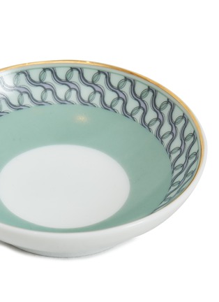 Detail View - Click To Enlarge - ANDRÉ FU LIVING - Mid Century Rhythm Medium Porcelain Sauce Plate 9 – Sage Green