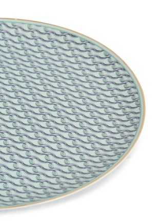 Detail View - Click To Enlarge - ANDRÉ FU LIVING - Mid Century Rhythm Full Porcelain Plate 27 – Sage Green
