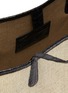 Detail View - Click To Enlarge - NANCY GONZALEZ - Crocodile leather trim shopper tote bag