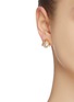 Figure View - Click To Enlarge - LANE CRAWFORD VINTAGE ACCESSORIES - Bee motif diamante earrings