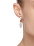 Figure View - Click To Enlarge - HOLLY RYAN - Amber pearl 9k gold-plated drop earrings