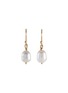 Main View - Click To Enlarge - HOLLY RYAN - Shepherds hook pearl 9k gold earrings