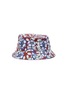 Figure View - Click To Enlarge - MY BOB - Anemone Print Hand Embroidered Bucket Hat