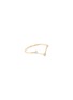 Main View - Click To Enlarge Main View - Click To Enlarge - WWAKE - 'Three-Step Triangle' sapphire 14K yellow gold ring