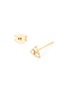 Detail View - Click To Enlarge - WWAKE - Diamond opal 14k gold earrings