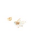 Detail View - Click To Enlarge - WWAKE - 'Cloudburst' opal seed pearls 14k gold earrings