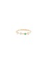 Main View - Click To Enlarge - WWAKE - 'Four-Step' emerald opal 14K gold ring