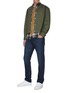 Figure View - Click To Enlarge - J BRAND - 'Tyler' dark wash whiskering jeans