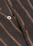  - EQUIL - Stripe print elastic hem shirt