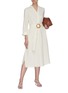 Figure View - Click To Enlarge - EQUIL - Half placket shirtdress