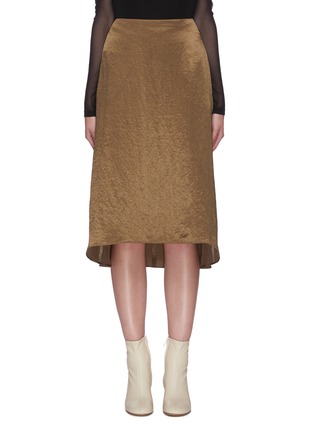 Main View - Click To Enlarge - EQUIL - Asymmetric hem skirt