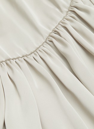 Detail View - Click To Enlarge - EQUIL - Gathered halter neck belted dress