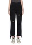 Main View - Click To Enlarge - J BRAND - 'Jules' ripped knee frayed hem jeans