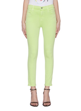 Main View - Click To Enlarge - J BRAND - 'Alana' high rise crop skinny jeans