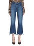 Main View - Click To Enlarge - J BRAND - 'Julia' whiskering frayed hem flare jeans
