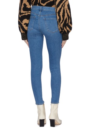 Back View - Click To Enlarge - J BRAND - 'Alana' whiskering crop skinny jeans