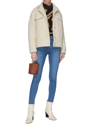 Figure View - Click To Enlarge - J BRAND - 'Alana' whiskering crop skinny jeans