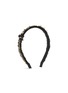 Figure View - Click To Enlarge - VENNA - Crystal pearl embellished tweed headband
