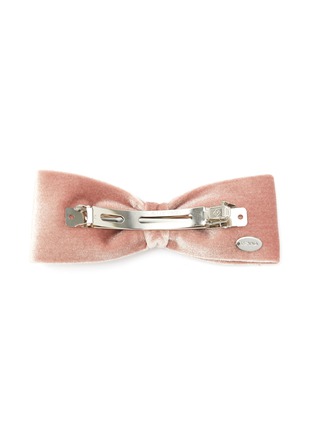 Figure View - Click To Enlarge - VENNA - 'Yes Boss' velvet bow hair clip