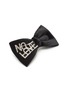 Detail View - Click To Enlarge - VENNA - 'No Love' velvet bow hair clip