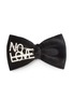 Main View - Click To Enlarge - VENNA - 'No Love' velvet bow hair clip
