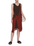 Figure View - Click To Enlarge - BOTTEGA VENETA - Twisted ribbed knit dress