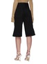 Back View - Click To Enlarge - BOTTEGA VENETA - Denim loop culotte pants