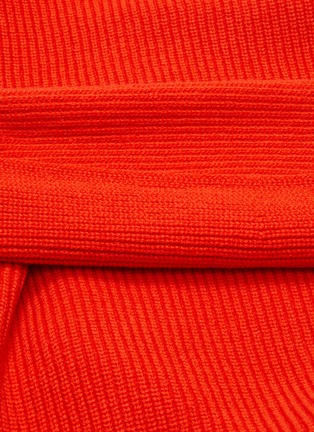  - BOTTEGA VENETA - Interrciato rib knit cashmere blend sweater