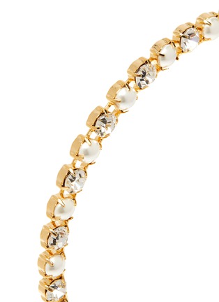 Detail View - Click To Enlarge - LELET NY - Pearl crystal embellished headband