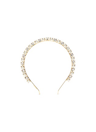 Main View - Click To Enlarge - LELET NY - Pearl crystal embellished headband