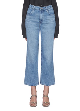 Main View - Click To Enlarge - J BRAND - 'Joan' Crop Wide Leg Jeans