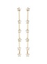 Main View - Click To Enlarge - ROSANTICA - 'Milky Way' crystal embellished drop earrings