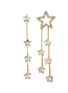 Main View - Click To Enlarge - ROSANTICA - 'Milky Way' crystal embellished mismatched drop earrings