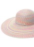 Detail View - Click To Enlarge - MAISON MICHEL - Blanche' ribbon embellished hemp straw hat