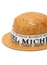 Detail View - Click To Enlarge - MAISON MICHEL - Rie' logo band raffia hat