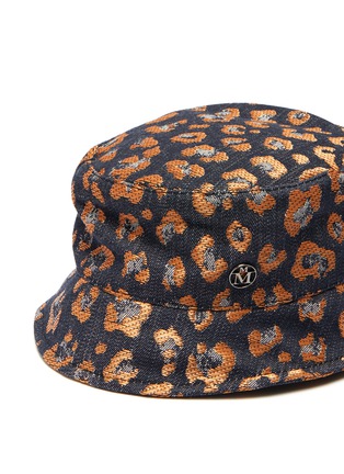 Detail View - Click To Enlarge - MAISON MICHEL - Axel' leopard printed bucket hat