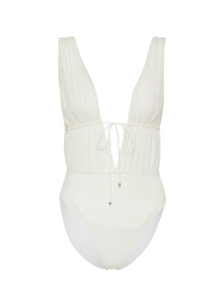 Main View - Click To Enlarge - SIMKHAI - 'Shelley' lace one piece swimsuit