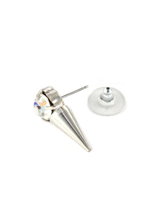 Detail View - Click To Enlarge - JOOMI LIM - Pearl crystal embellished spike stud earrings