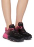 Figure View - Click To Enlarge - ASH - 'Extasy' bullet sole dégradé chunky sneakers