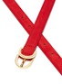 Detail View - Click To Enlarge - MAISON BOINET - Zamac Buckle Thin Leather Belt