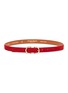 Main View - Click To Enlarge - MAISON BOINET - Zamac Buckle Thin Leather Belt